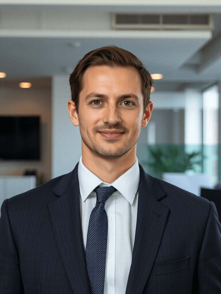 AI-generated professional LinkedIn-style headshot