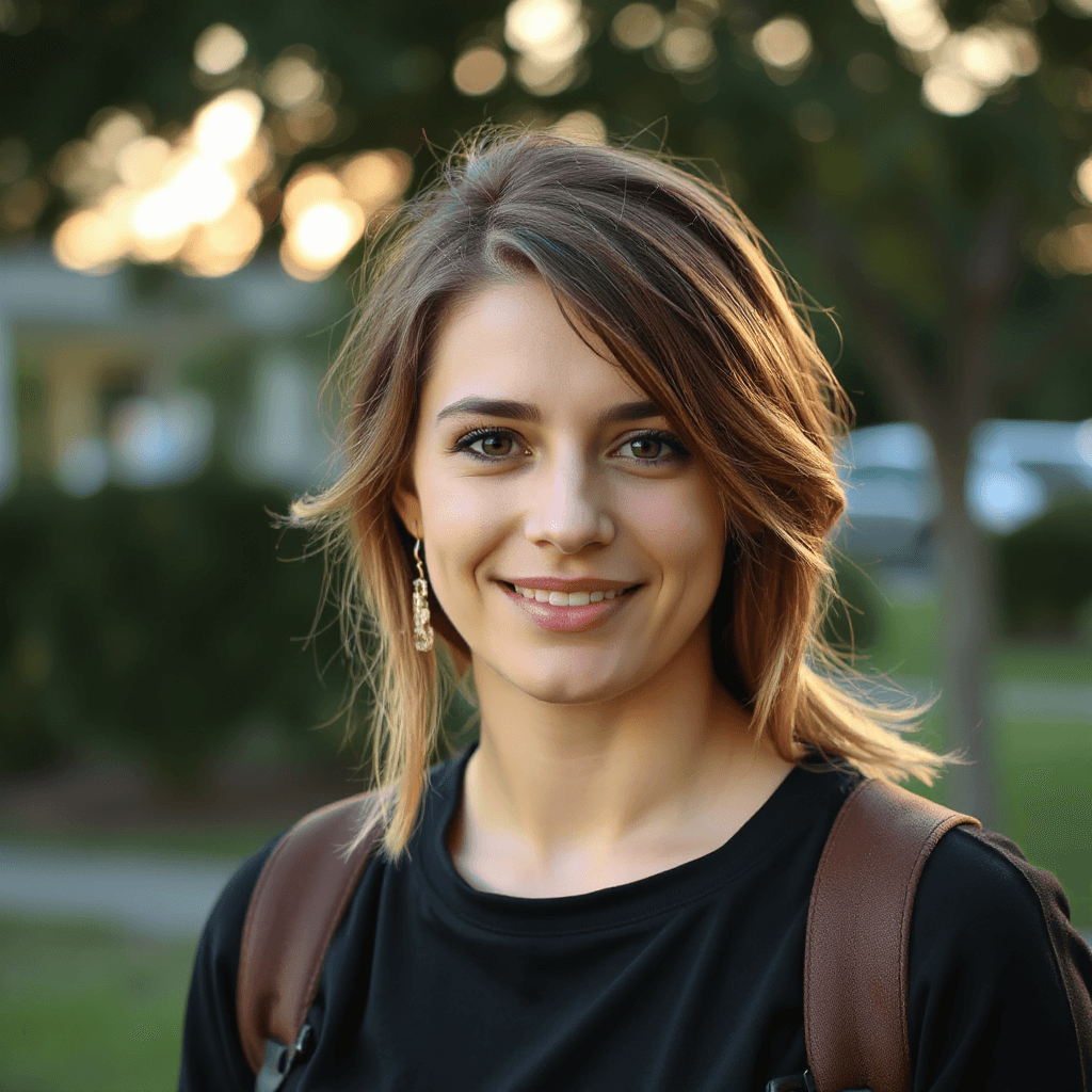 AI-generated social profile headshot